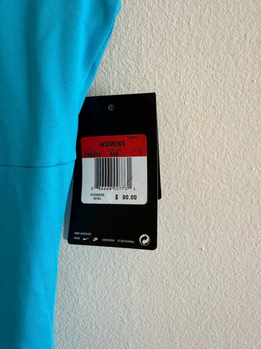 NWT y2k Nike tennis dress blue green large active dress - Picture 4 of 6